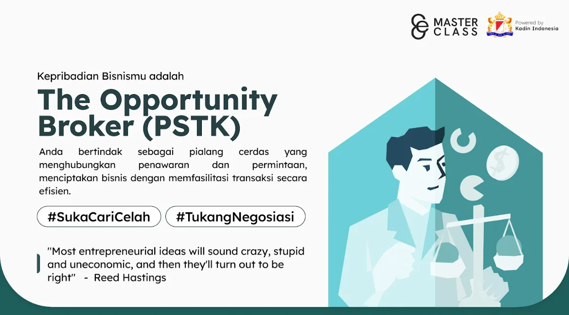 Kartu visual Sang Broker Peluang