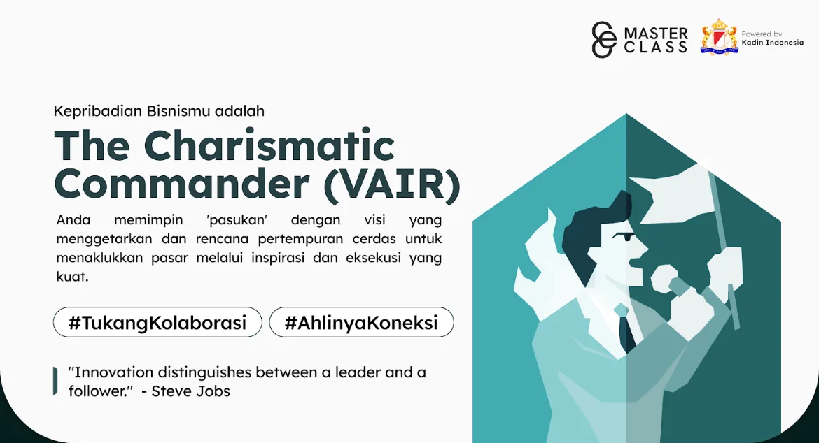 Kartu visual Sang Komandan Karismatik